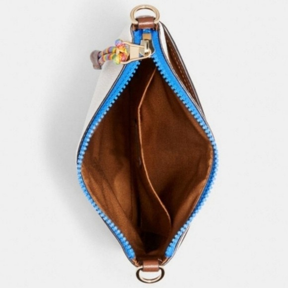 COACH‎ BAG #2505 RAINBOW XBODY SHOULDER HORSE CARRIAGE LEATHER JES SLIM NWT - Picture 4 of 15